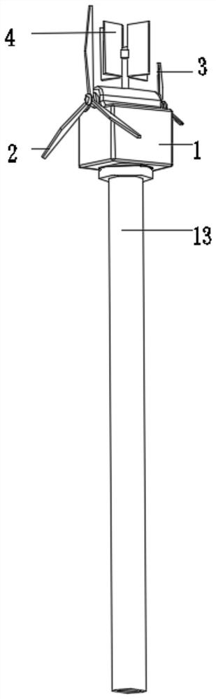 A high-efficiency wind energy conversion generator set