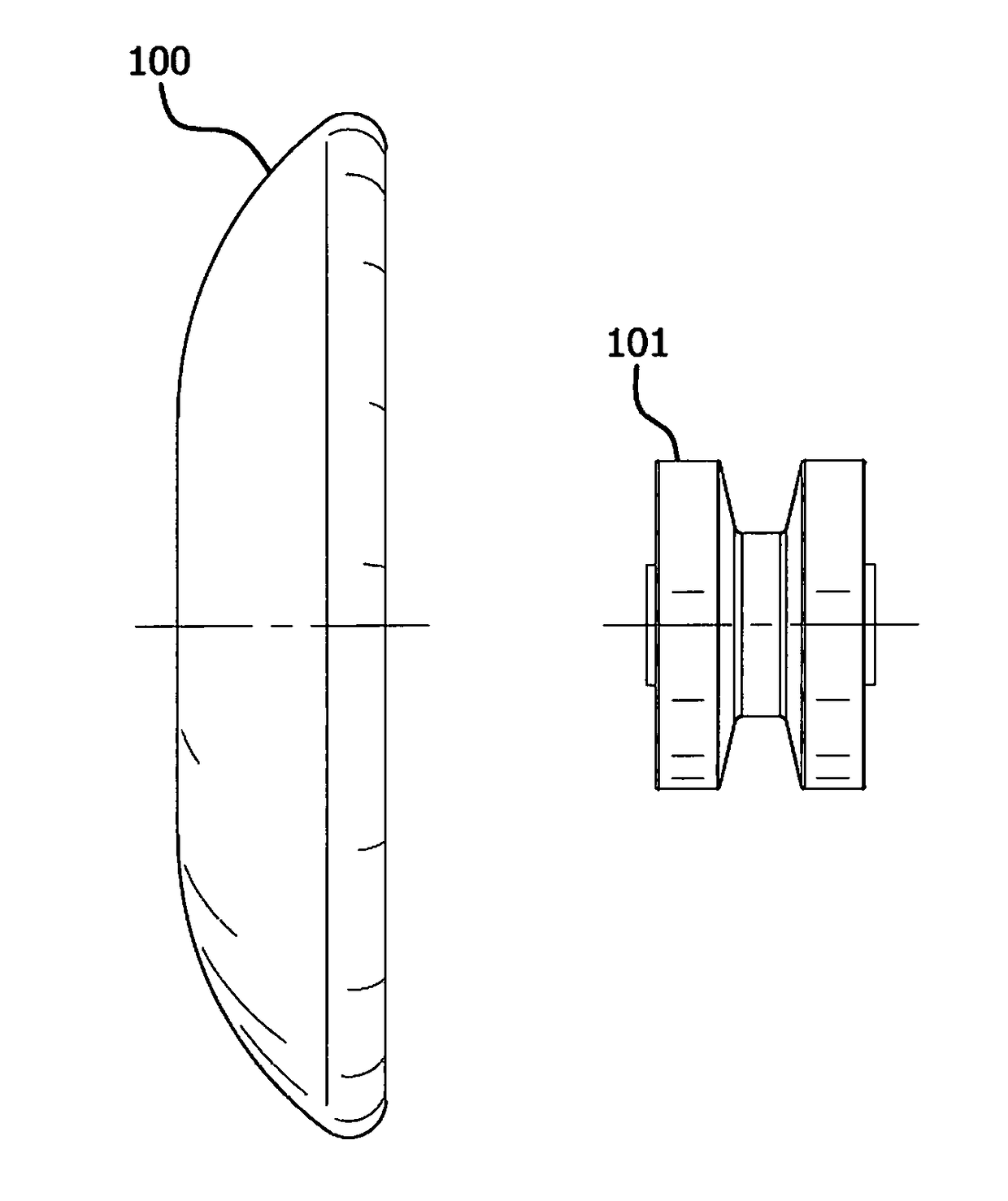 Yo-yo having a magnetically supported bearing yoke integrated with the axle