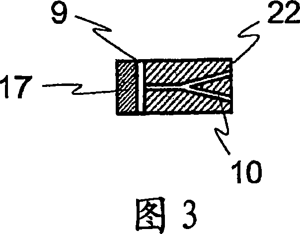 Device and method for applying a preparation to threads