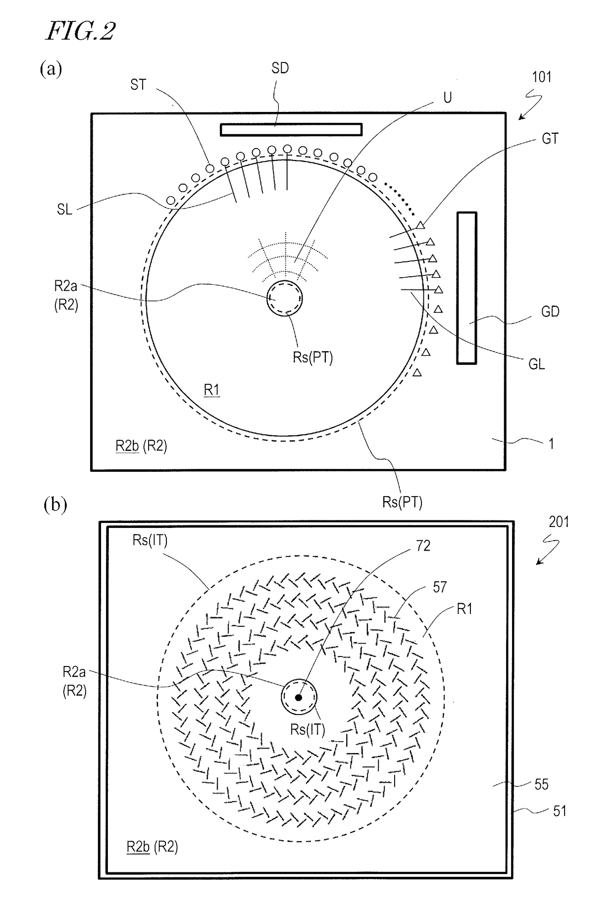 Scanning antenna comprising a liquid crystal layer and method for manufacturing the same