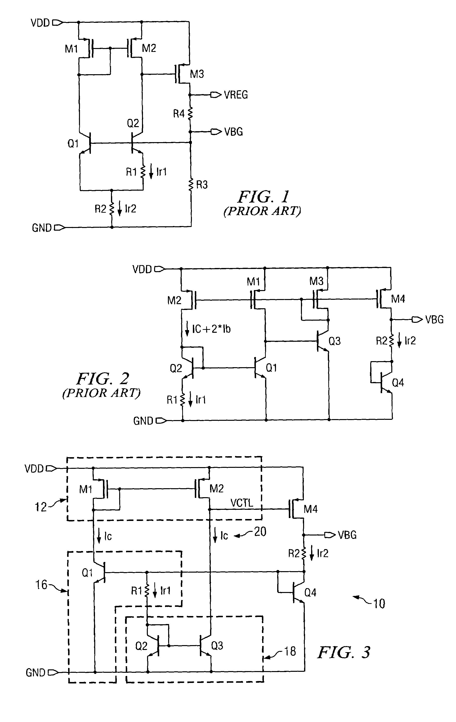 Low voltage low power bandgap circuit