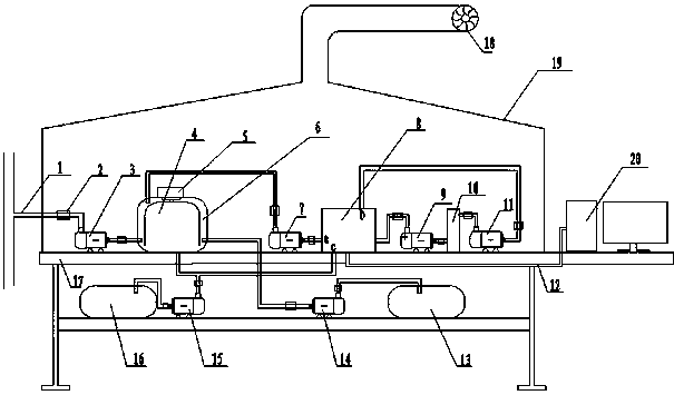 A laser online measurement system for particle size distribution of polluted flue gas