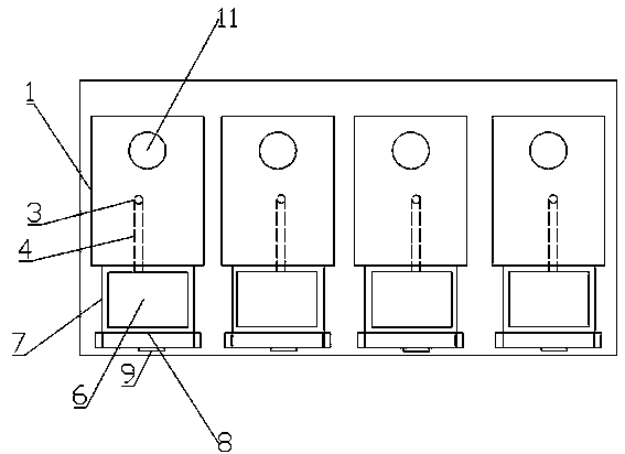 Storage box capable of preventing drawing pigments from being dry and hard