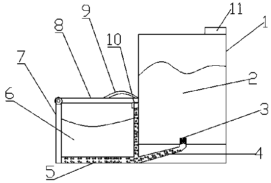 Storage box capable of preventing drawing pigments from being dry and hard