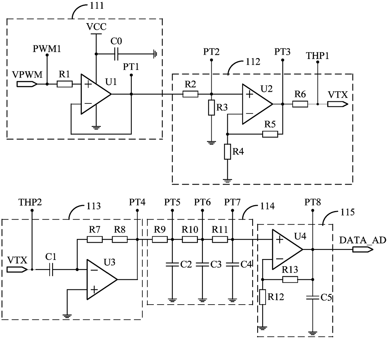 Human skin water and oil analysis circuit and skin tester