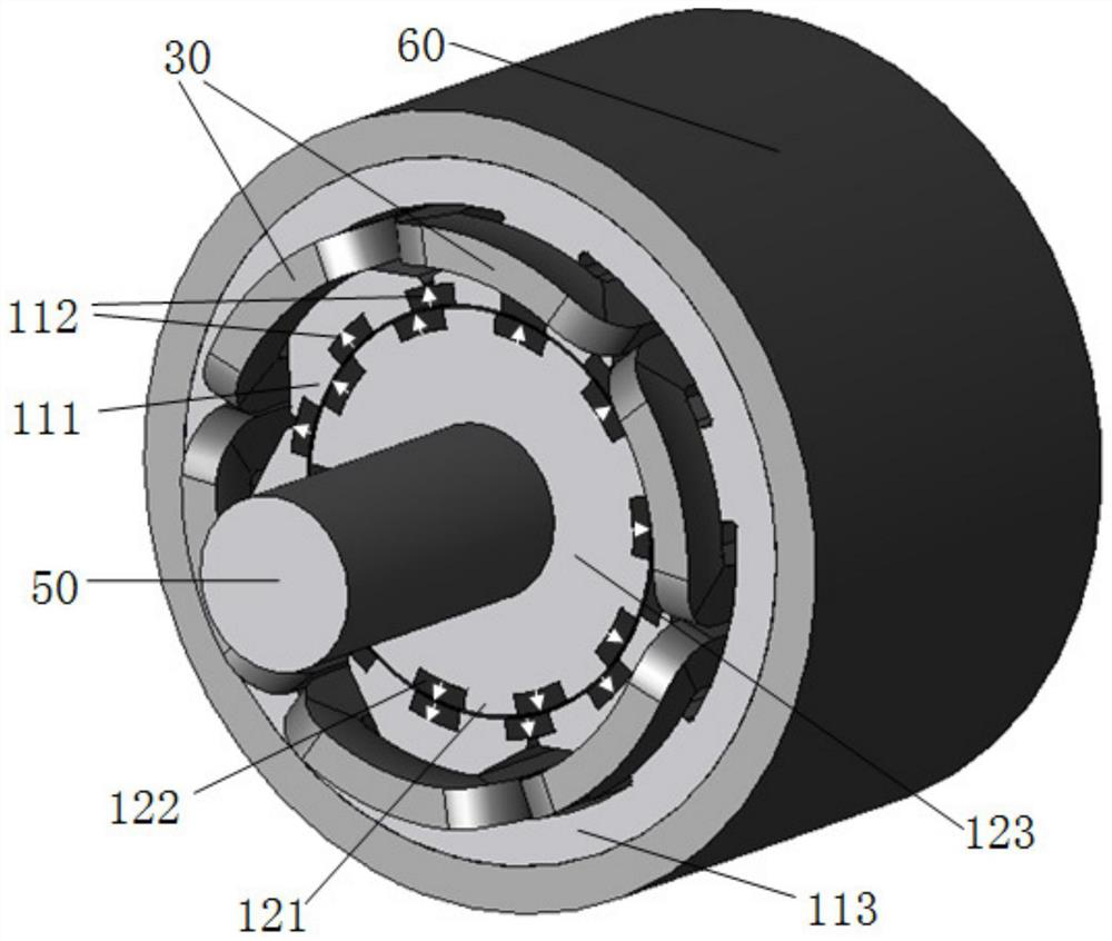 Bilateral consequent pole type hybrid excitation brushless motor