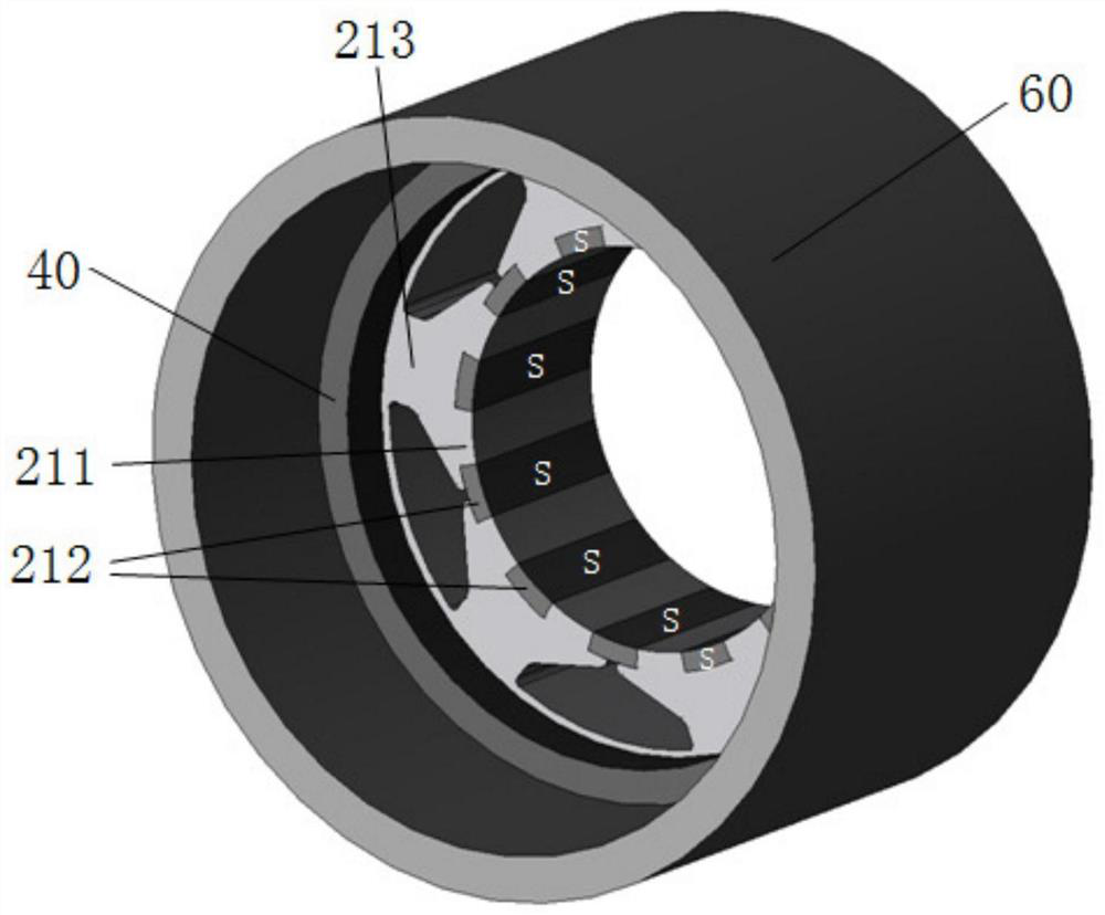 Bilateral consequent pole type hybrid excitation brushless motor