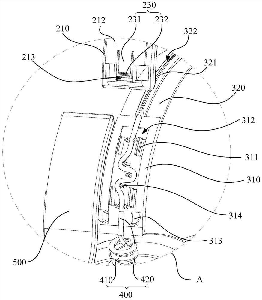 Earphone headband structure and headphone