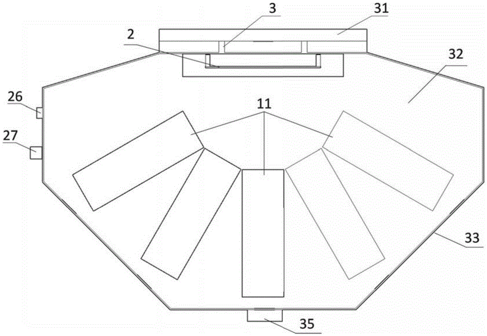 Full-automatic laser tunnel section convergence instrument and measuring method