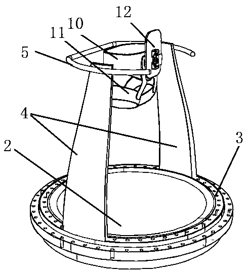 All-directional walking rehabilitation training device with hard traction weight losing effect