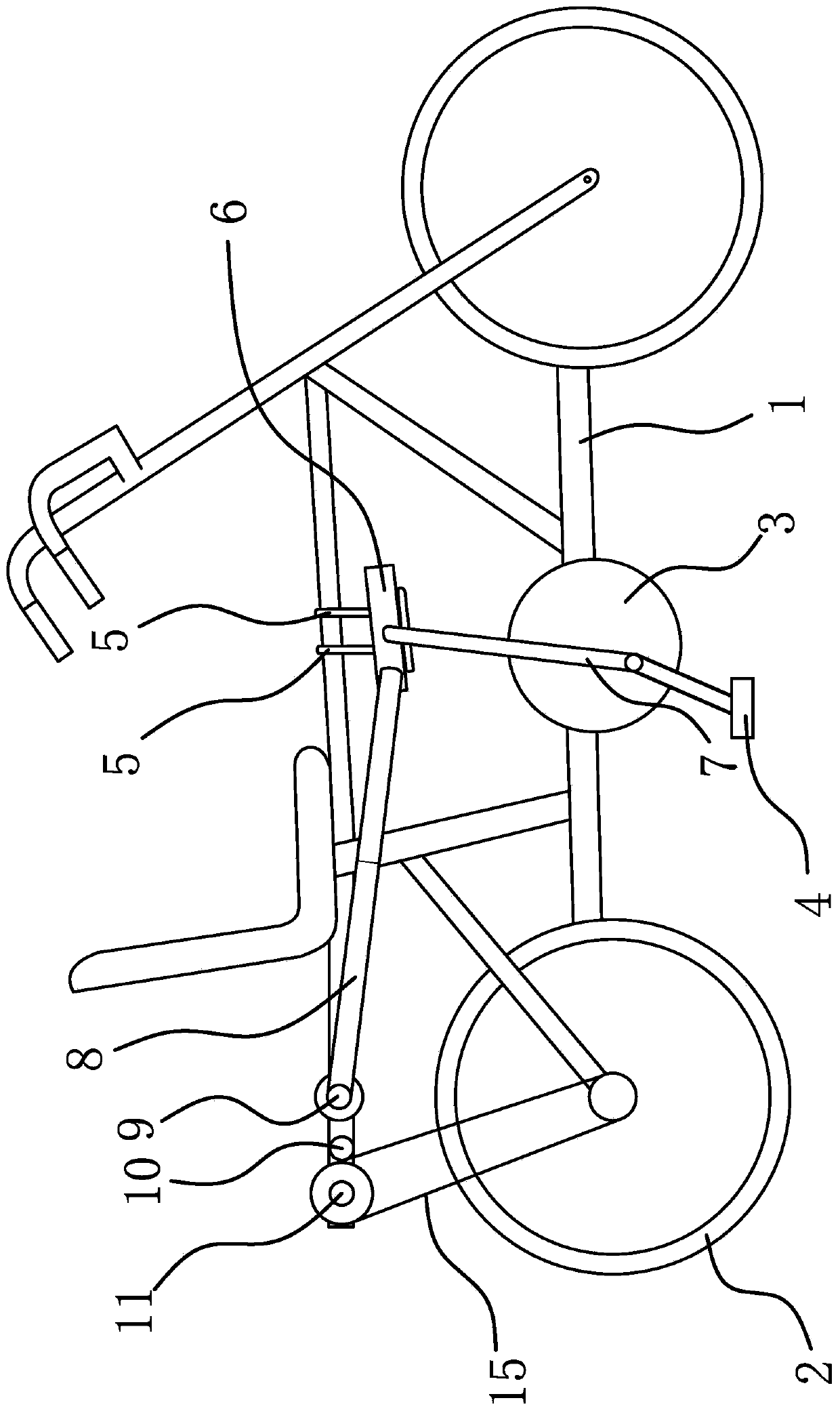 Labor-saving bicycle