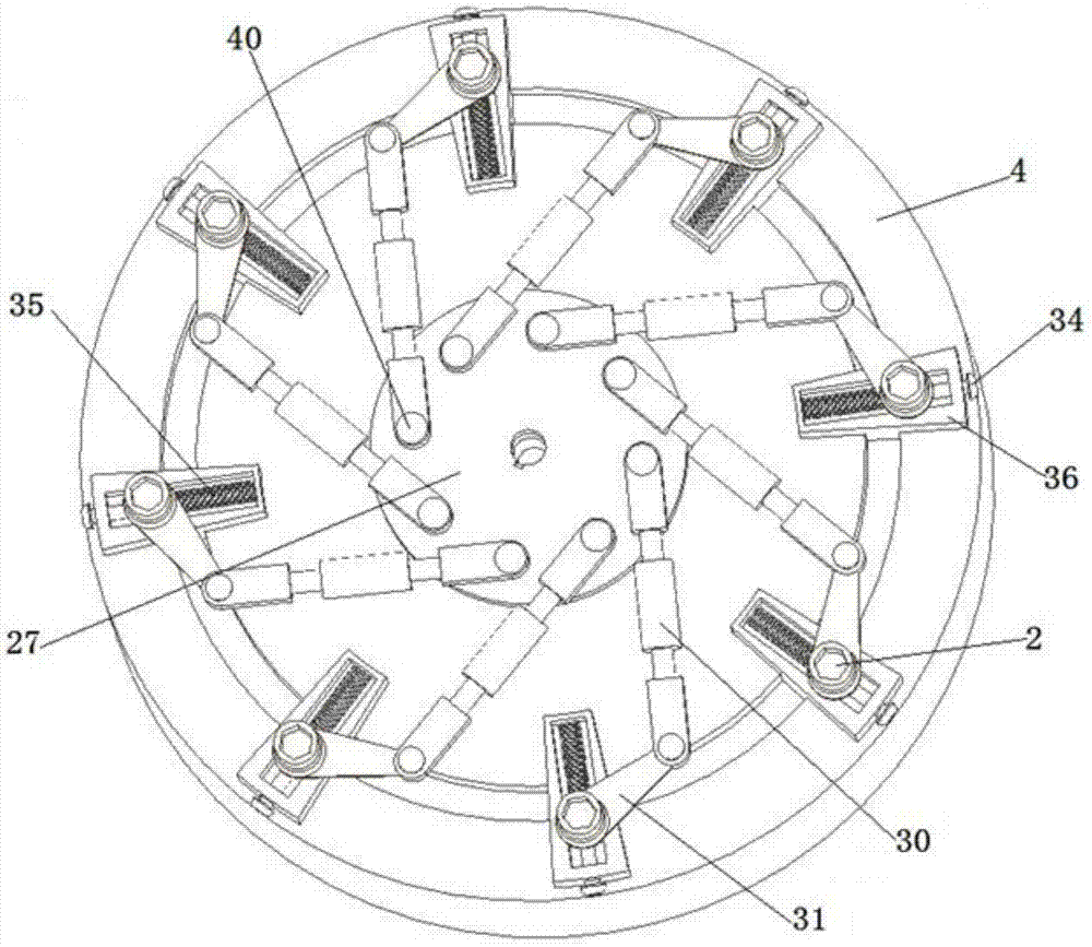 Multi-shaft synchronous tightening equipment for wheel bolts