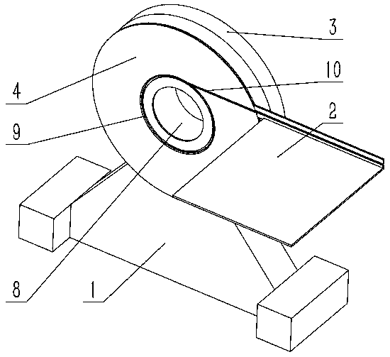 A follower pad chain type anti-disorder rope winch