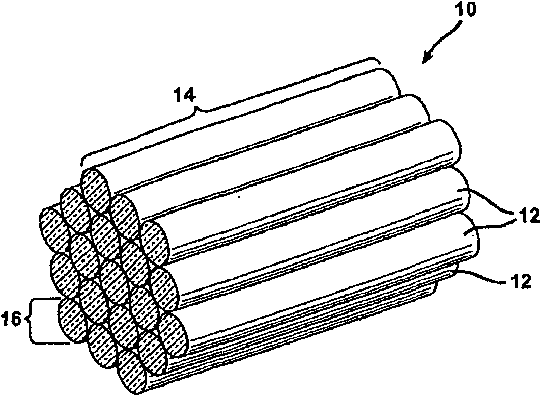 Sizing composition for glass fibers