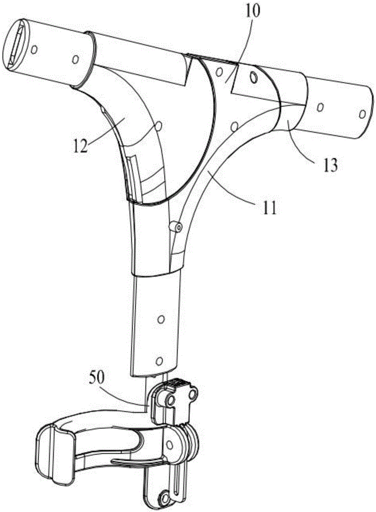 Folding and releasing joint and children cart