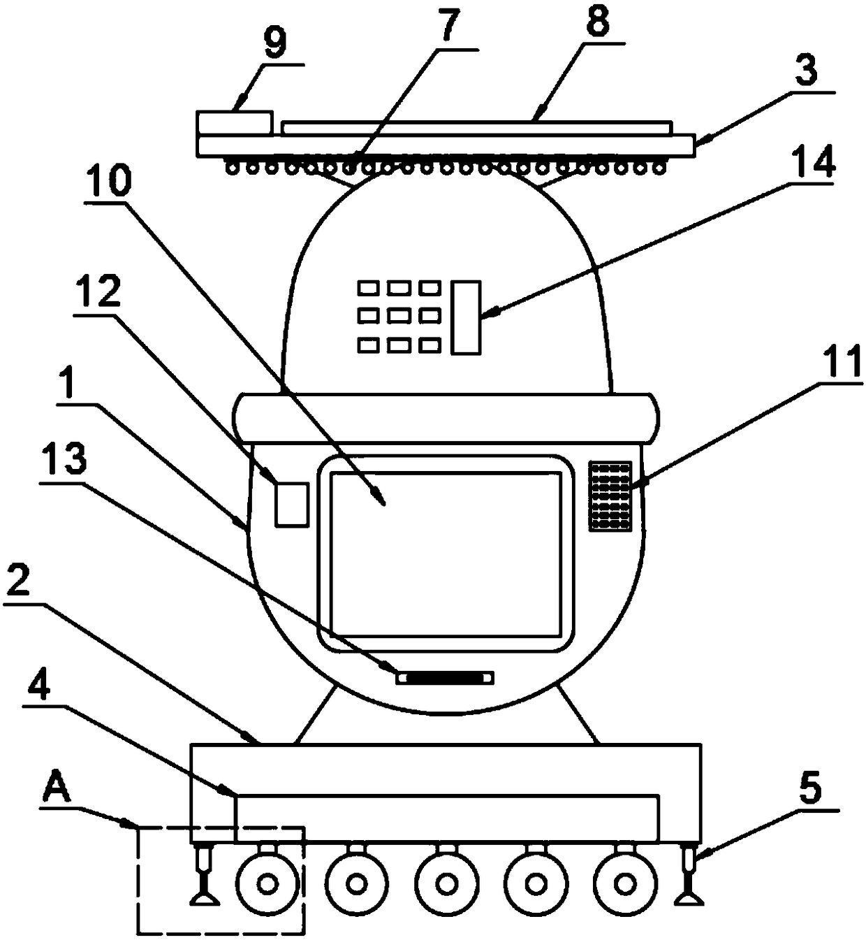 Situation presentation robot for educational use