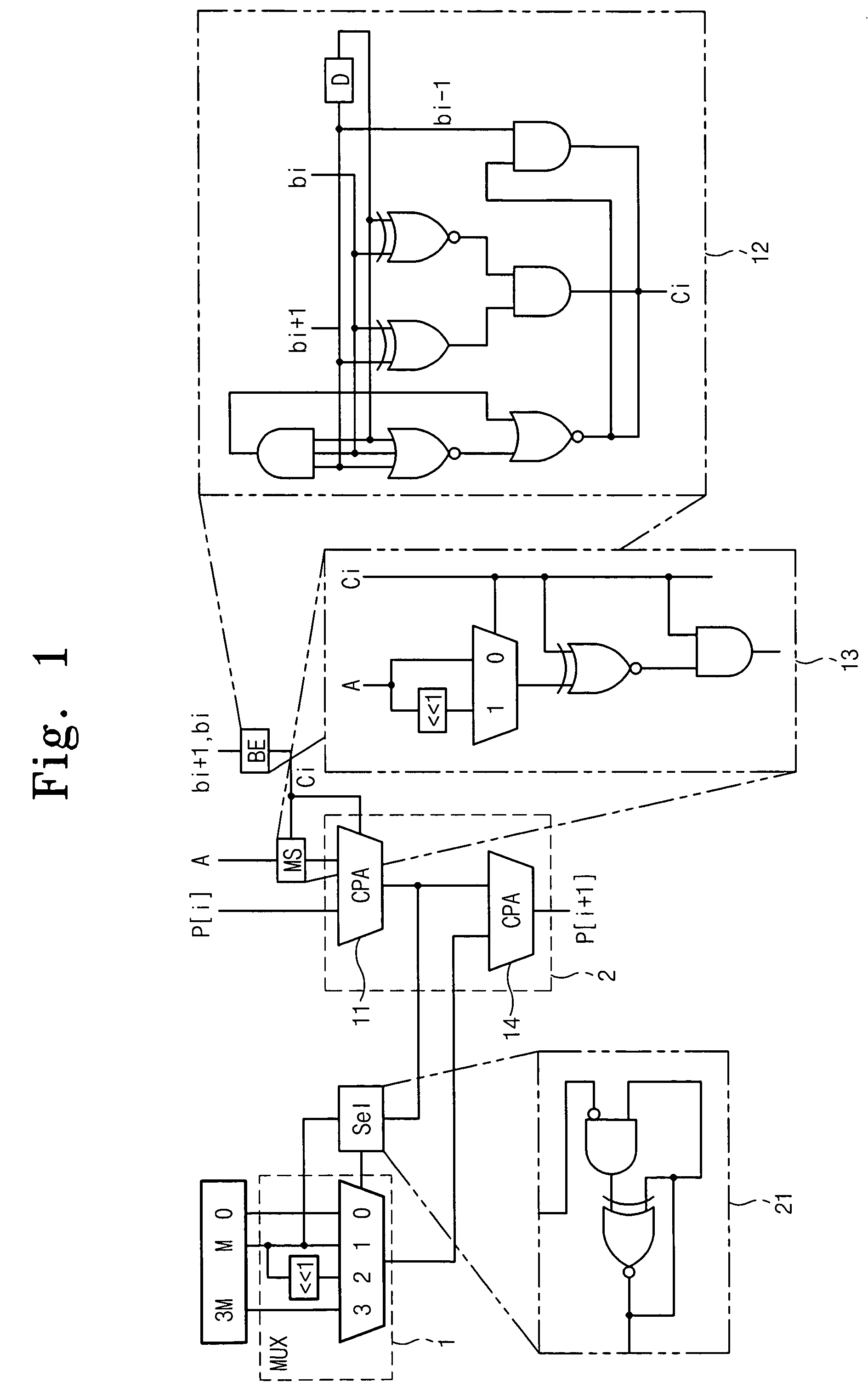 Montgomery modular multiplier and method thereof using carry save addition