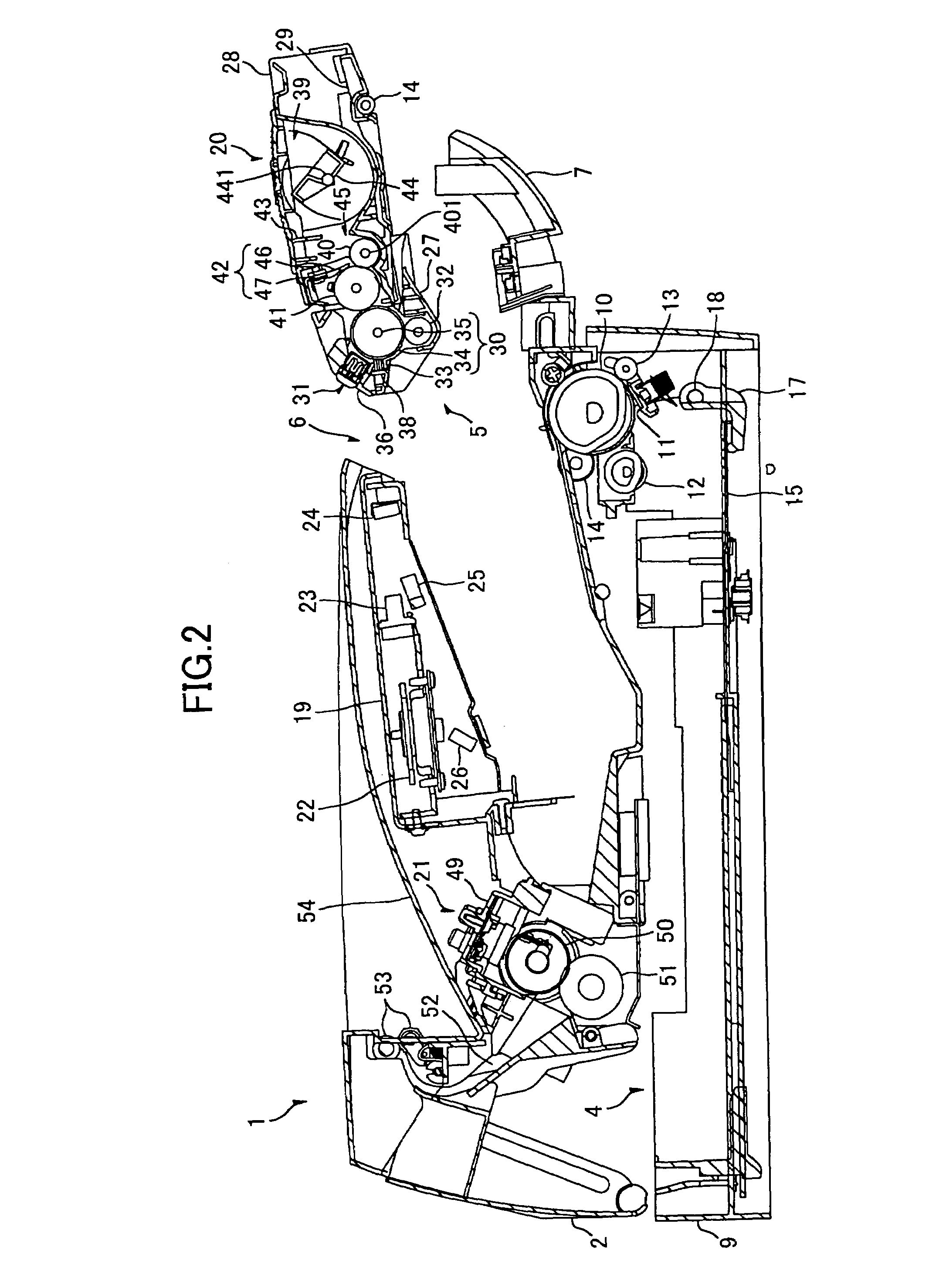 Image-forming device and process cartridge