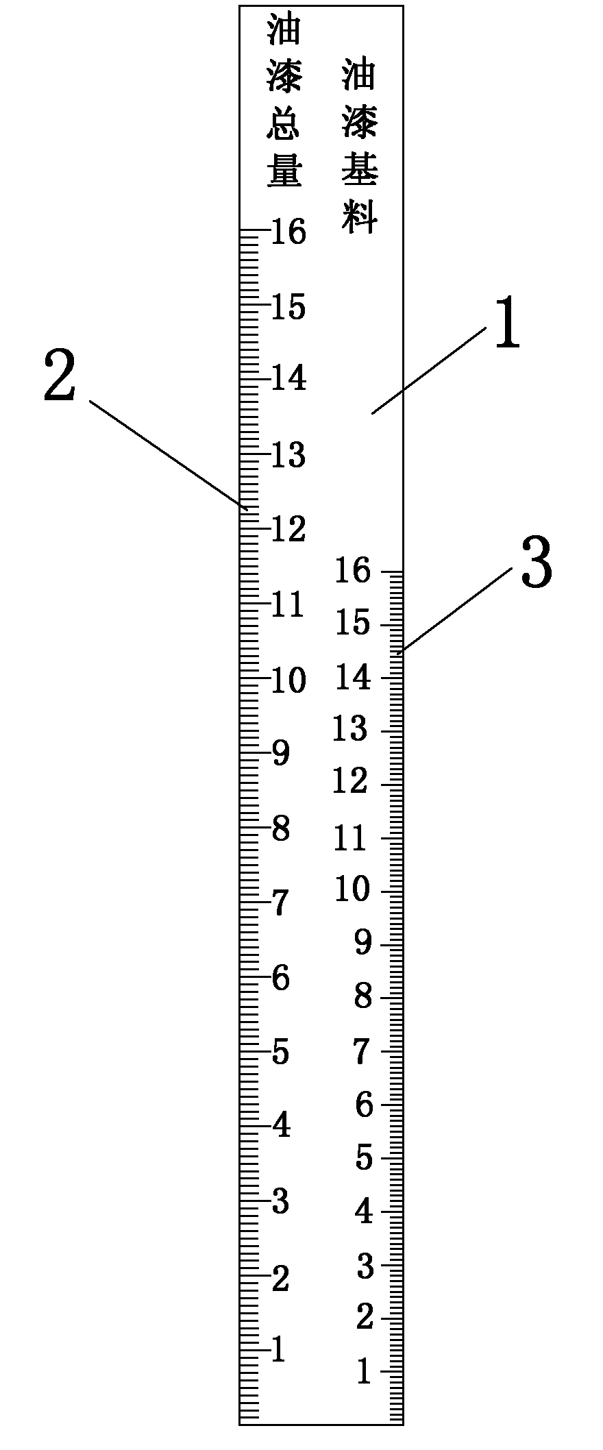 Oil paint coating method for external identifier of metro vehicle