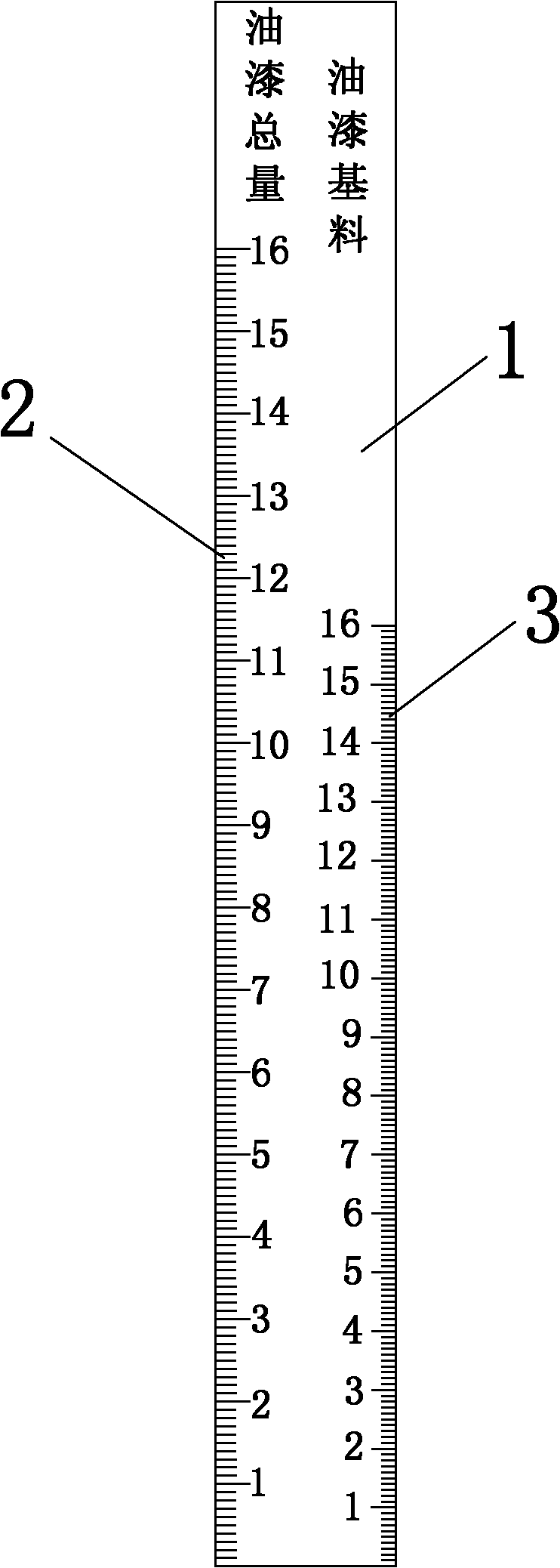 Oil paint coating method for external identifier of metro vehicle