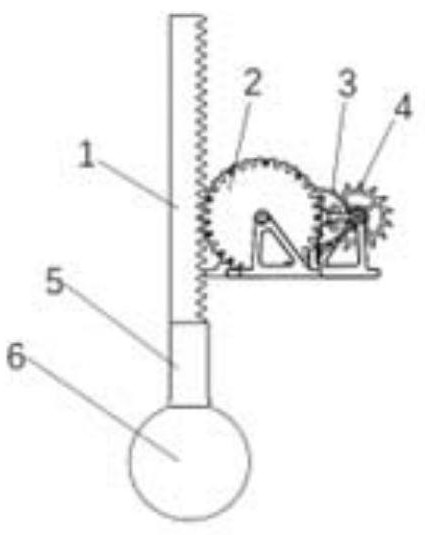 Friction nanometer power generation device based on flywheel structure