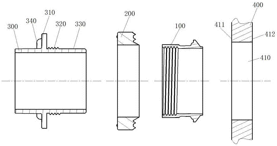 Sealing connecting mechanism