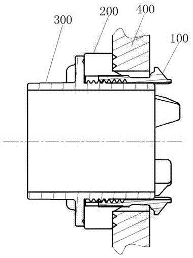 Sealing connecting mechanism