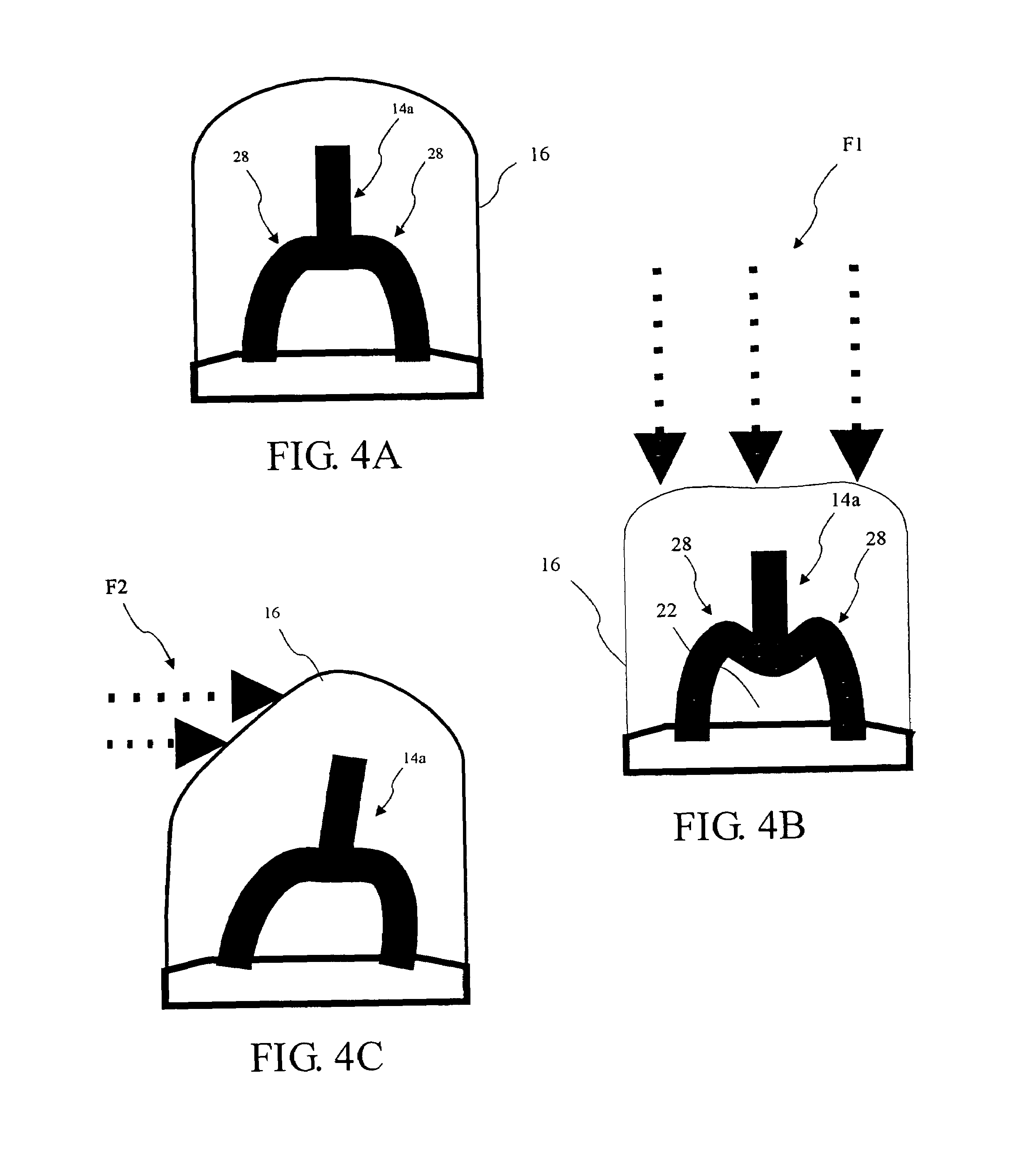 Inline wheel with softer tire and internal support structure