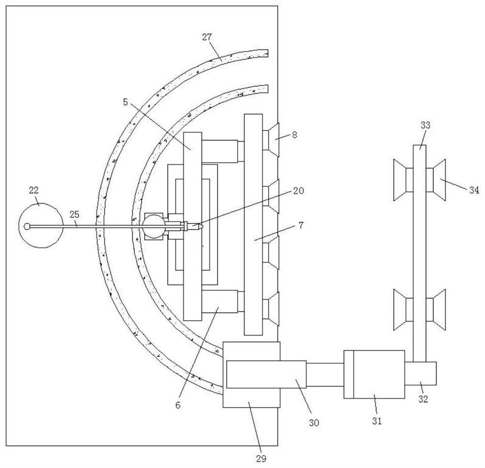 Safety disassembly device for high-rise home decoration glass