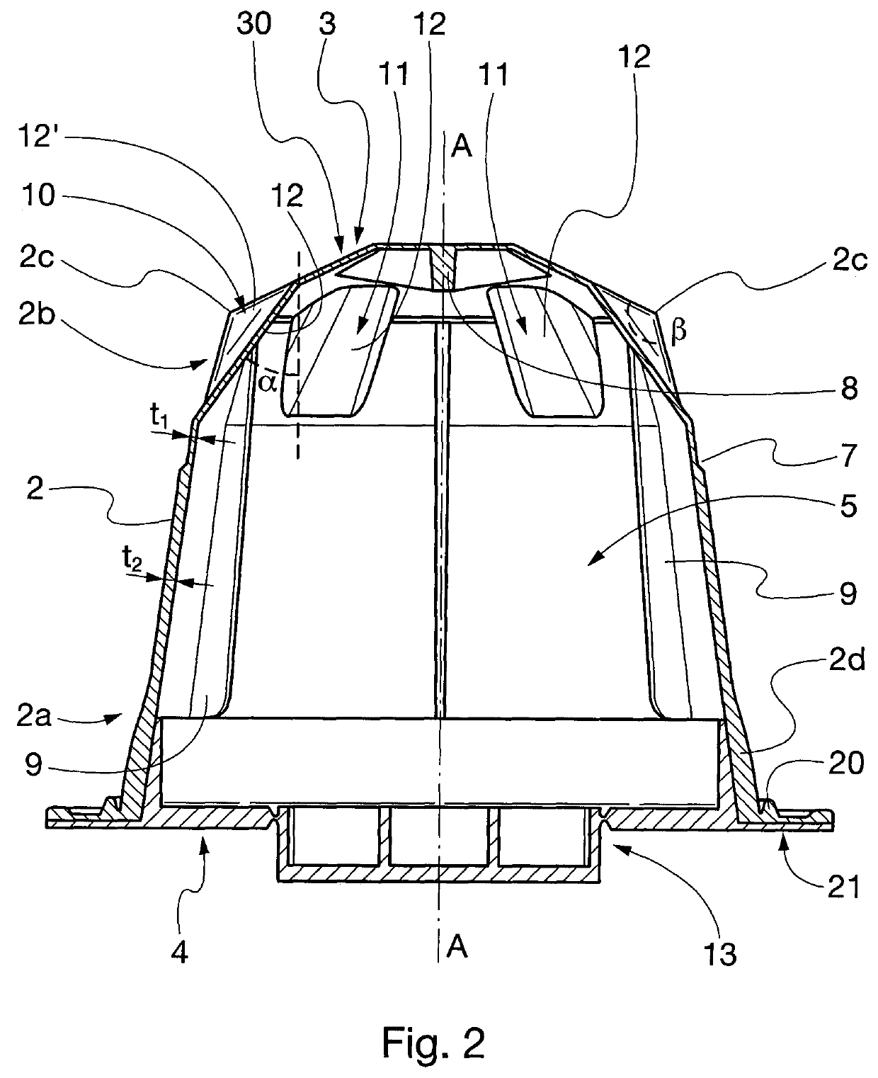 Capsule and system for beverage preparation