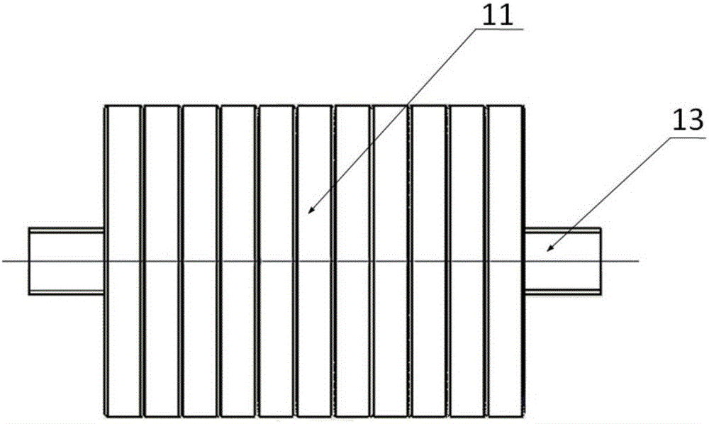 Auxiliary press roller and forming machine connector press roller with same