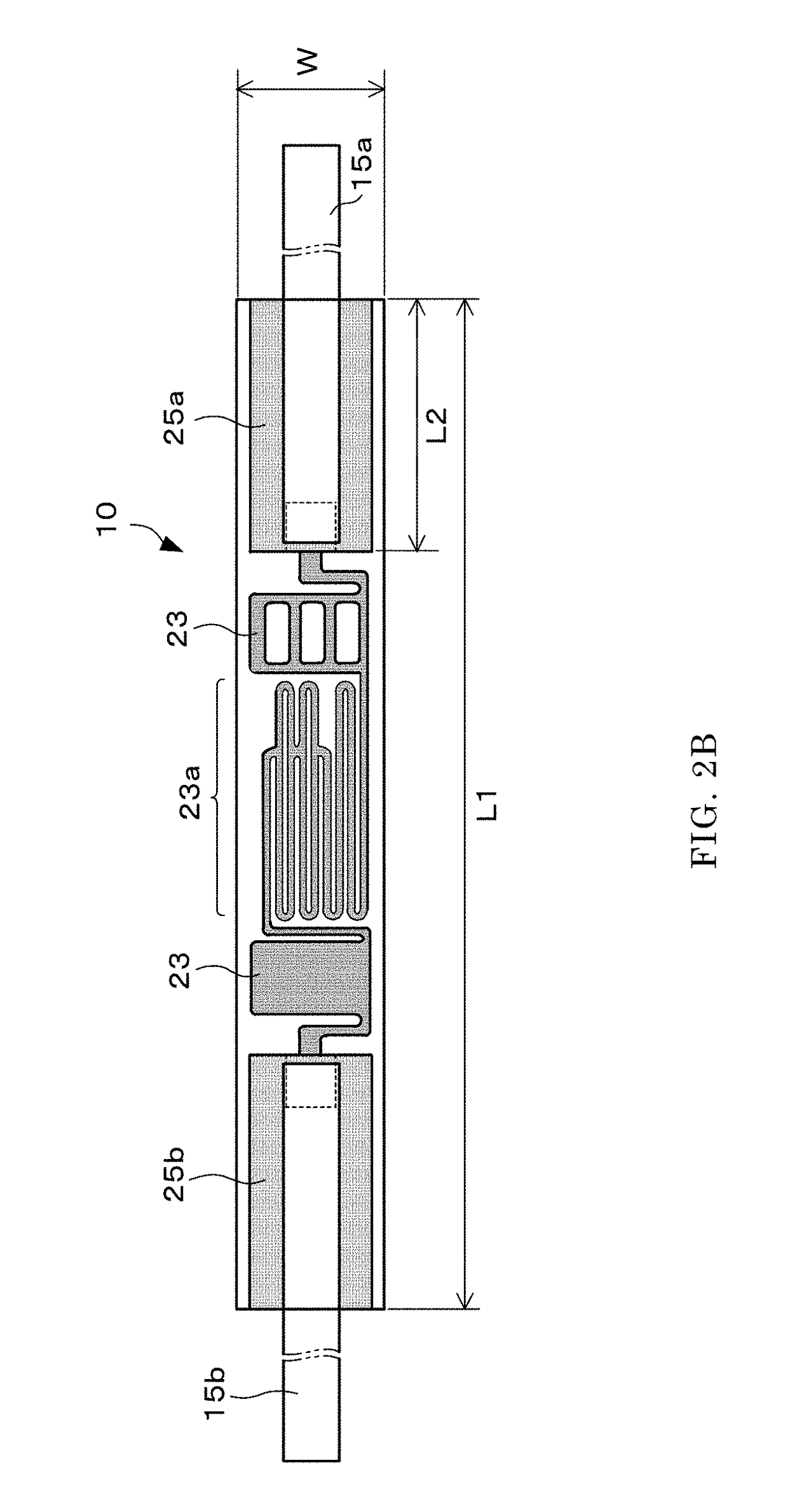 Platinum temperature sensor element