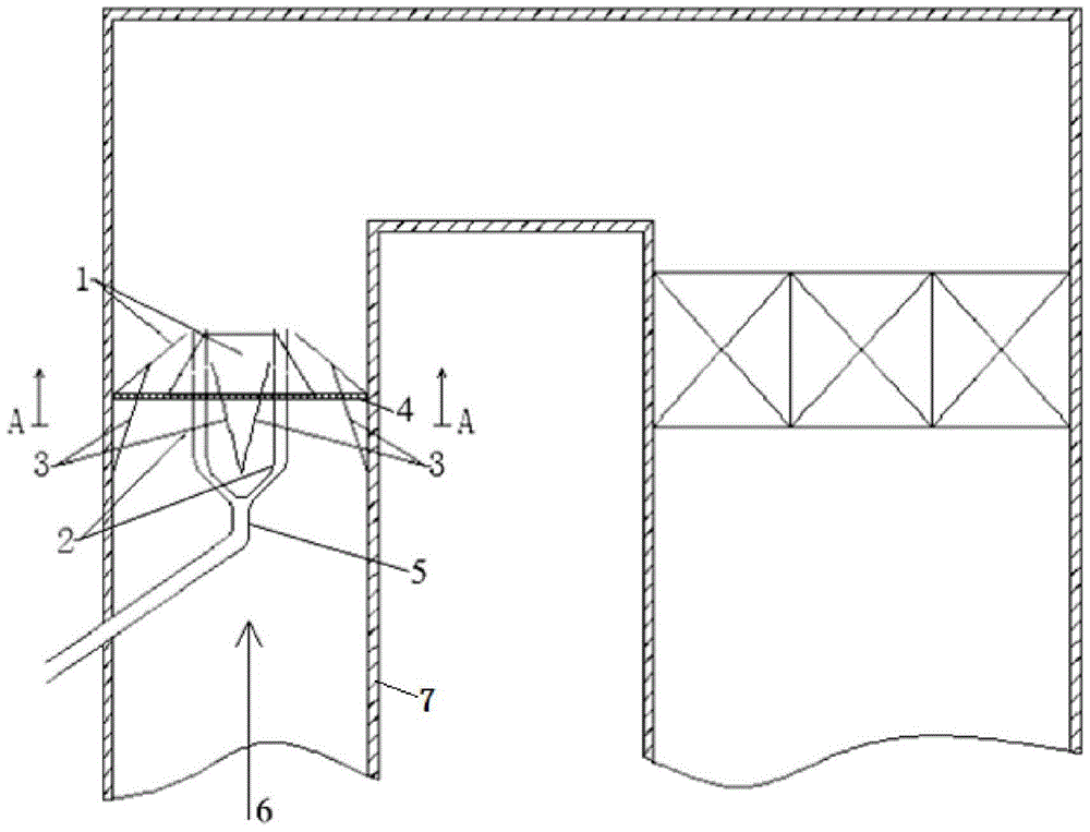 A kind of tangential double vortex scr mixer