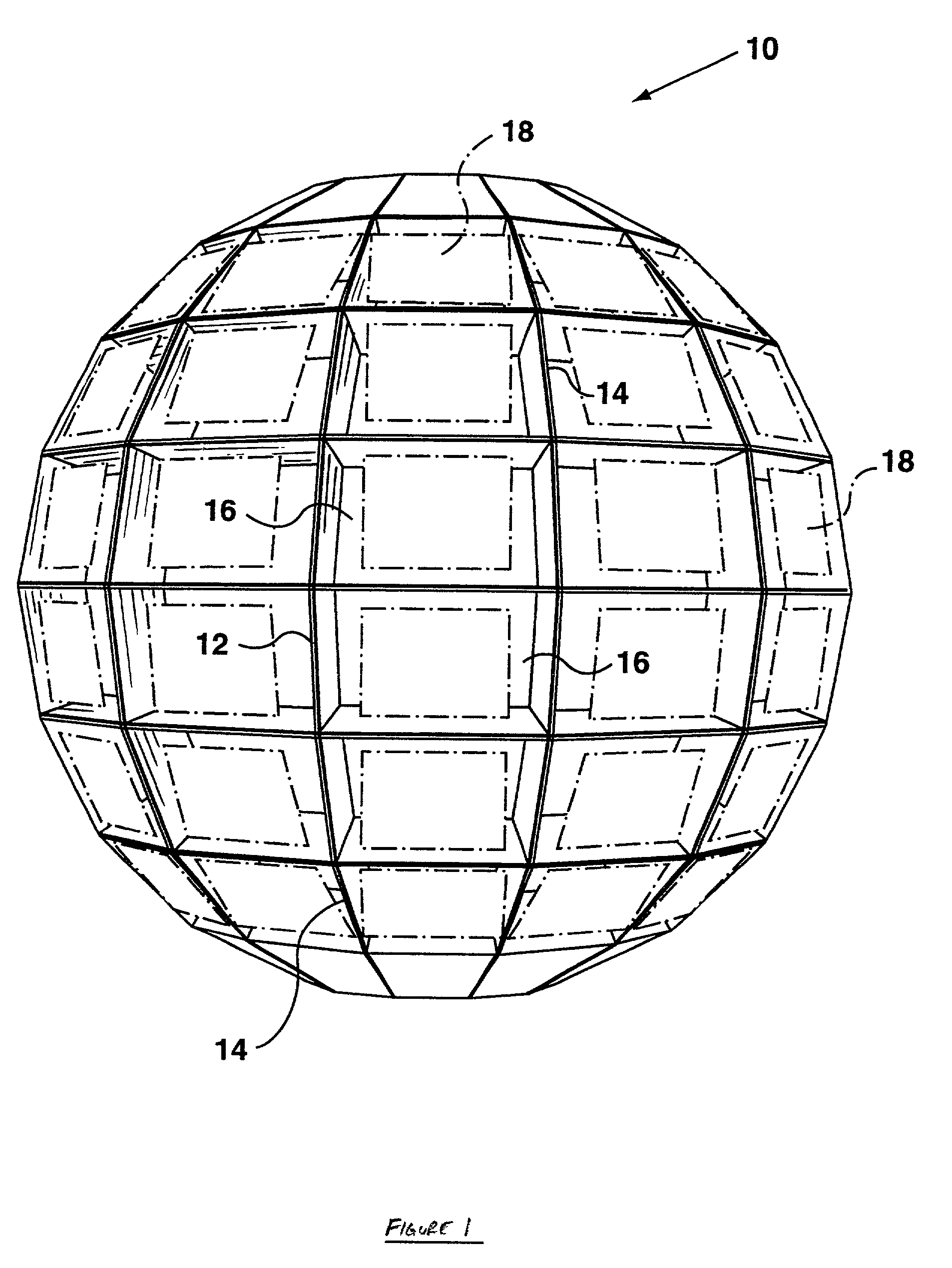 Method of representing information on a three-dimensional user interface