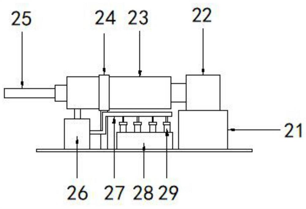 Corrosion protection on-line detection device for thermodynamic system for hot water boiler