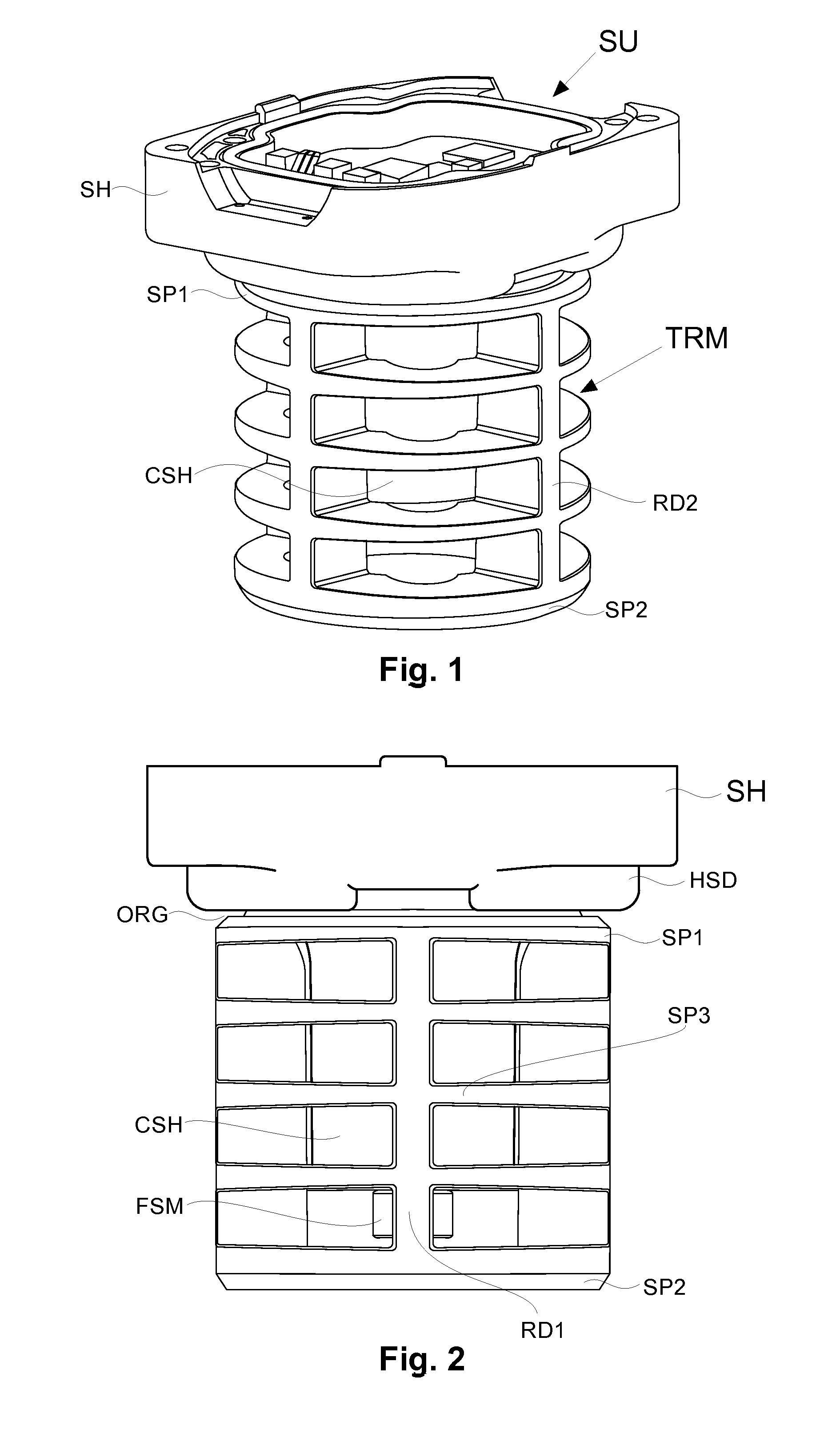 Coupling device for seismic sensors