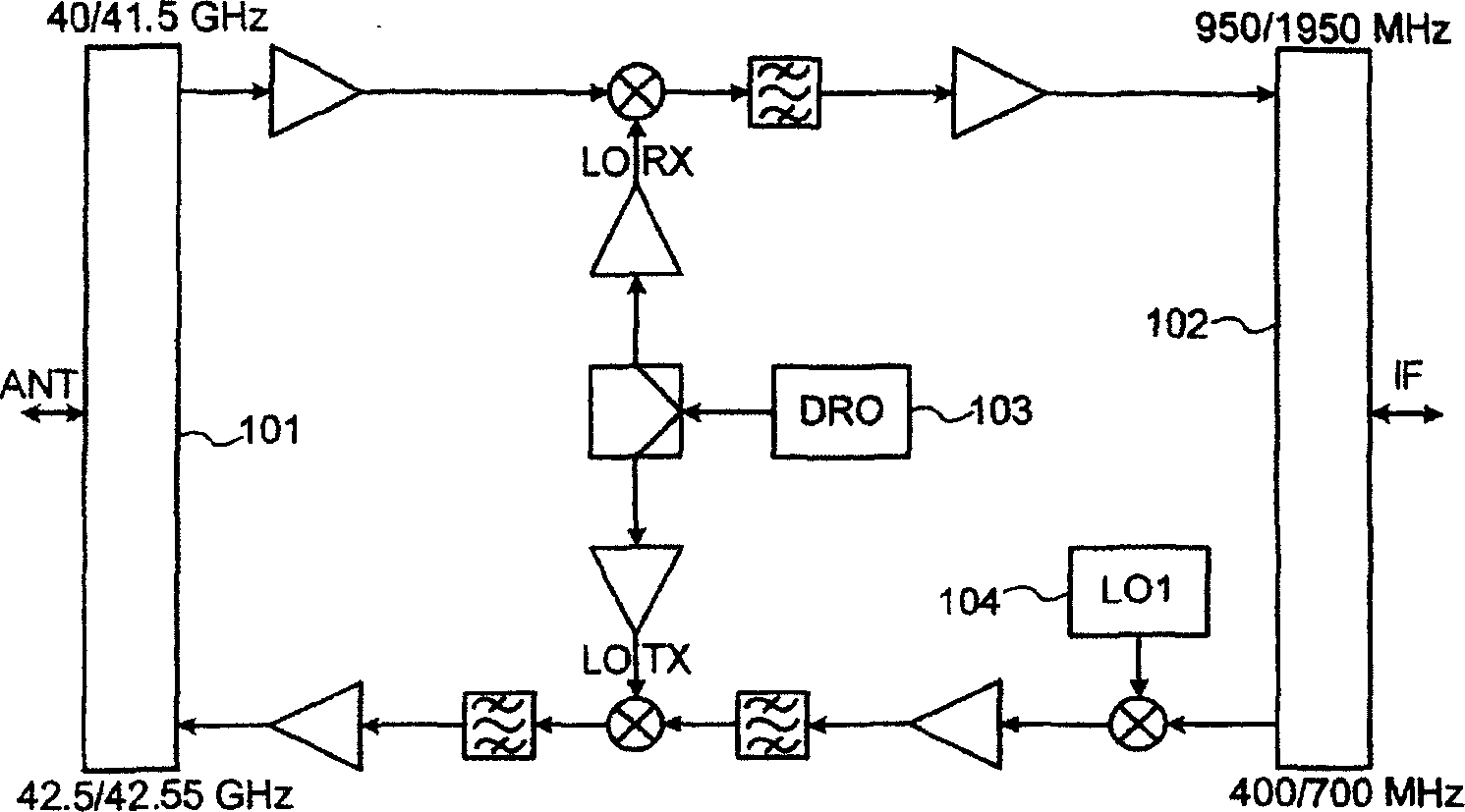 Vhf adapter for cable network