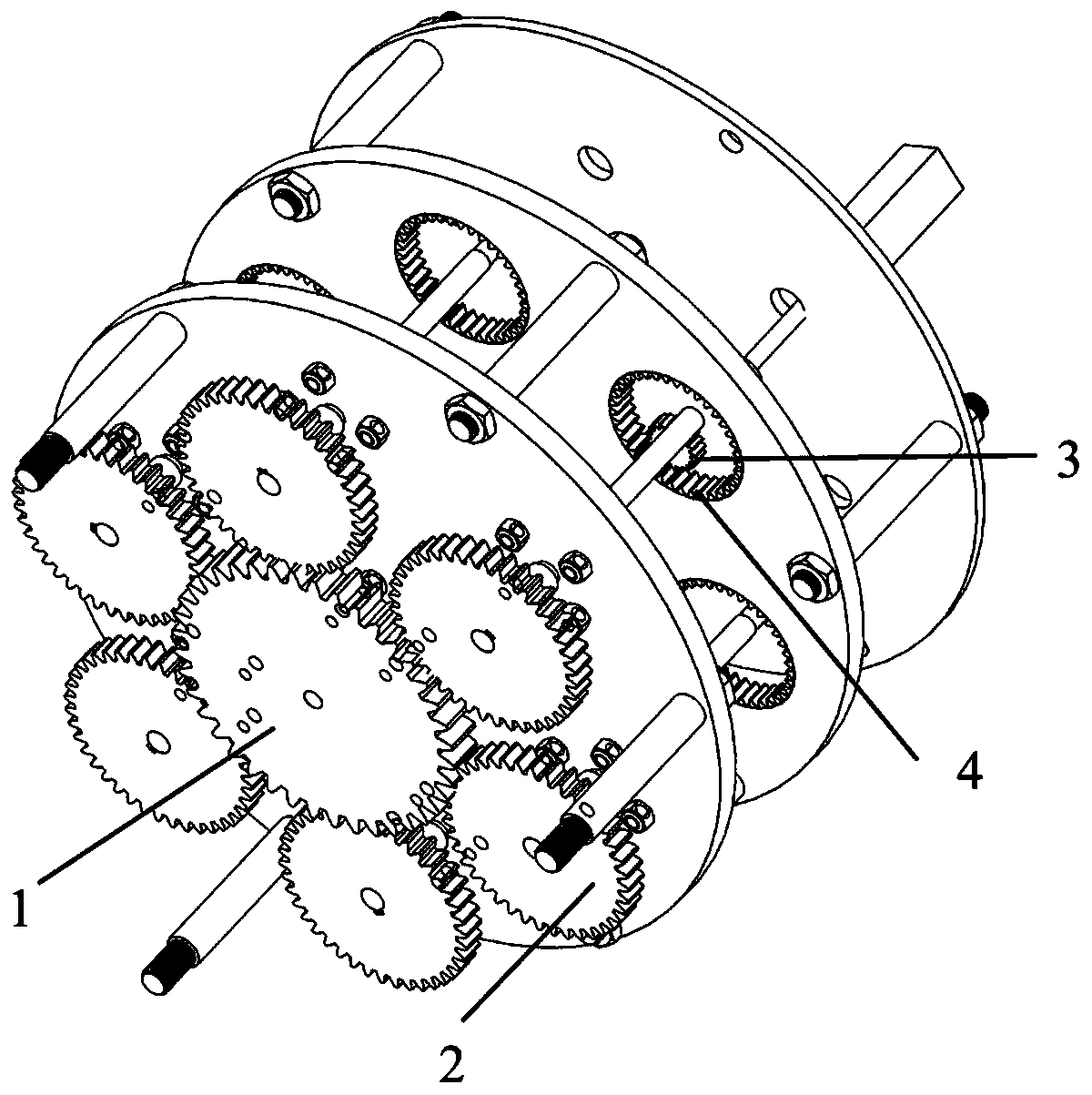 Clamping device for preparing thermal barrier coating through electron beam physical vapor deposition