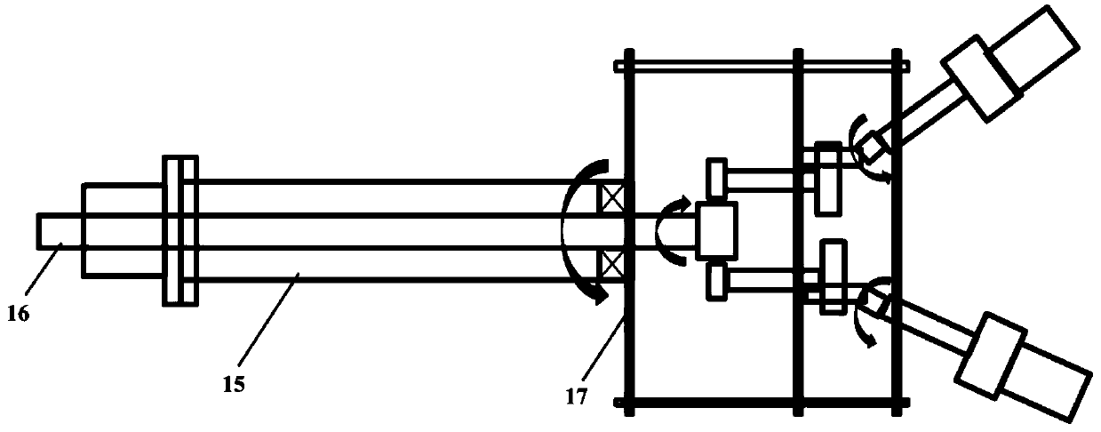 Clamping device for preparing thermal barrier coating through electron beam physical vapor deposition