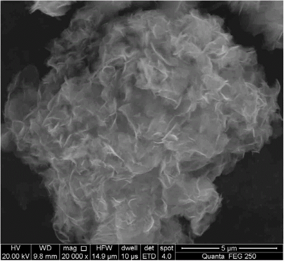 Stannic selenide/graphene oxide negative pole composite material for sodium ion battery and preparation method thereof