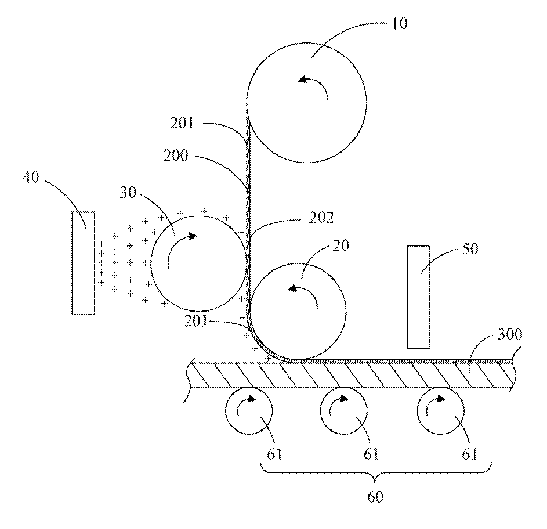 Device and method for attaching protective film to and removing protective film from light guide plate