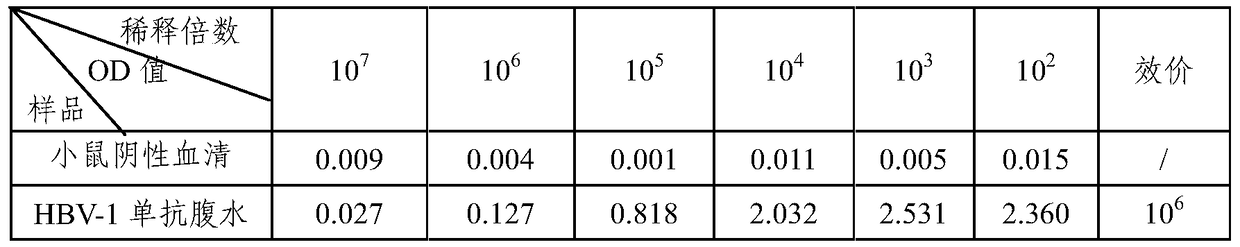 Hepatitis B virus surface antigen monoclonal antibody and its application