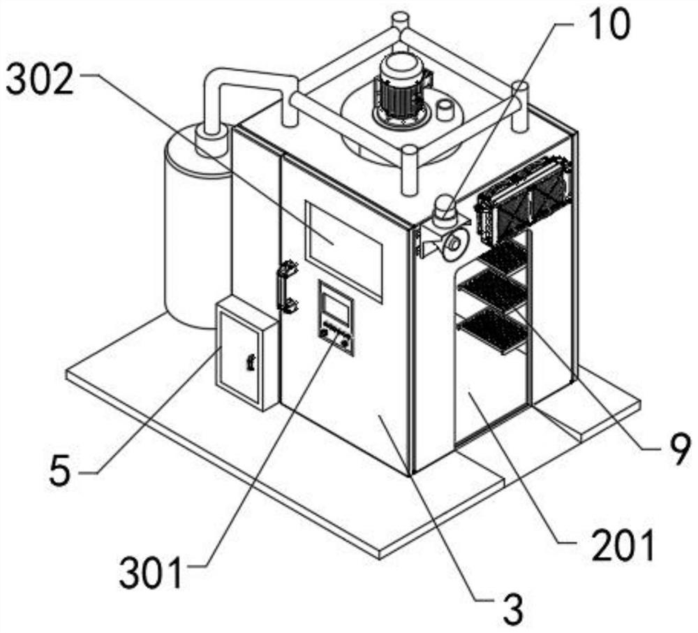 Preparation method of cold extraction instant tea and special freezing equipment