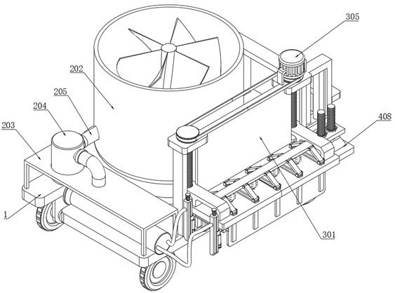 Shoulder stone treatment equipment for road construction