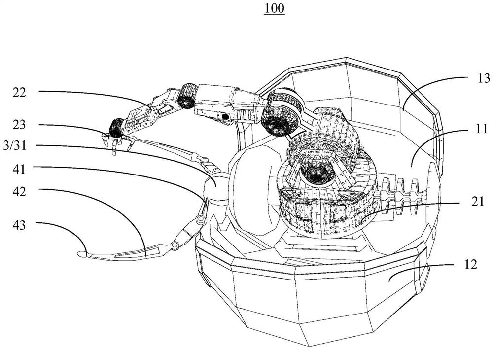 Picking device on water