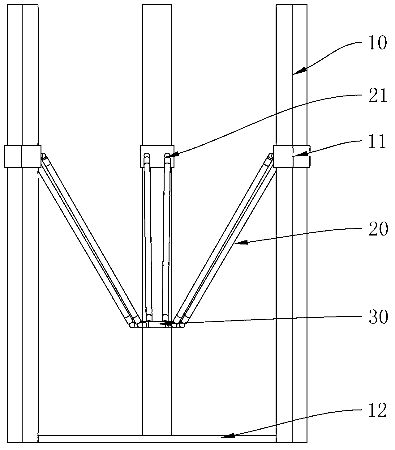 Three-freedom-degree and four-freedom-degree parallel mechanism