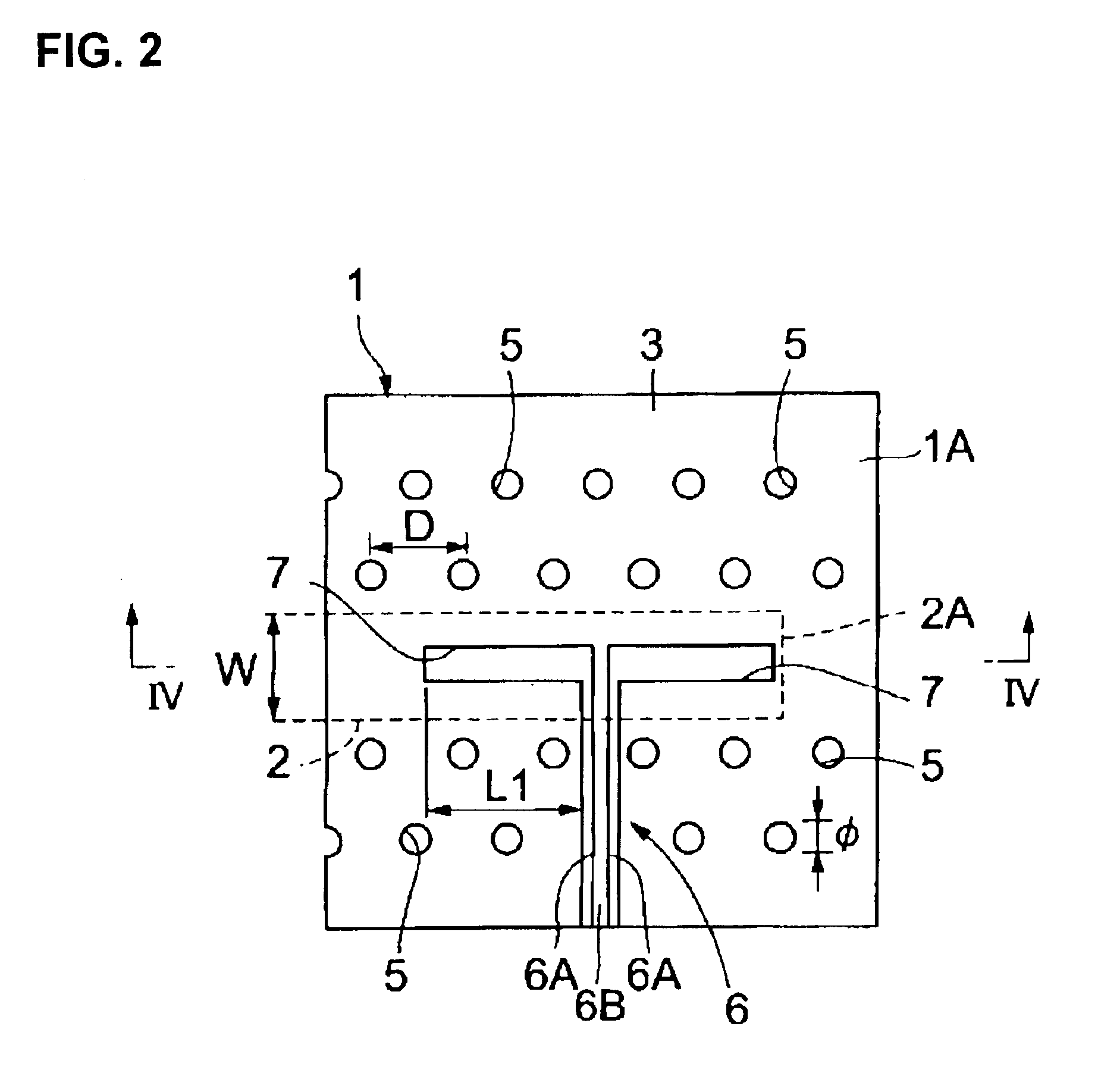 Transmission line with a projecting dielectric part having an opposing coplanar line and transceiver