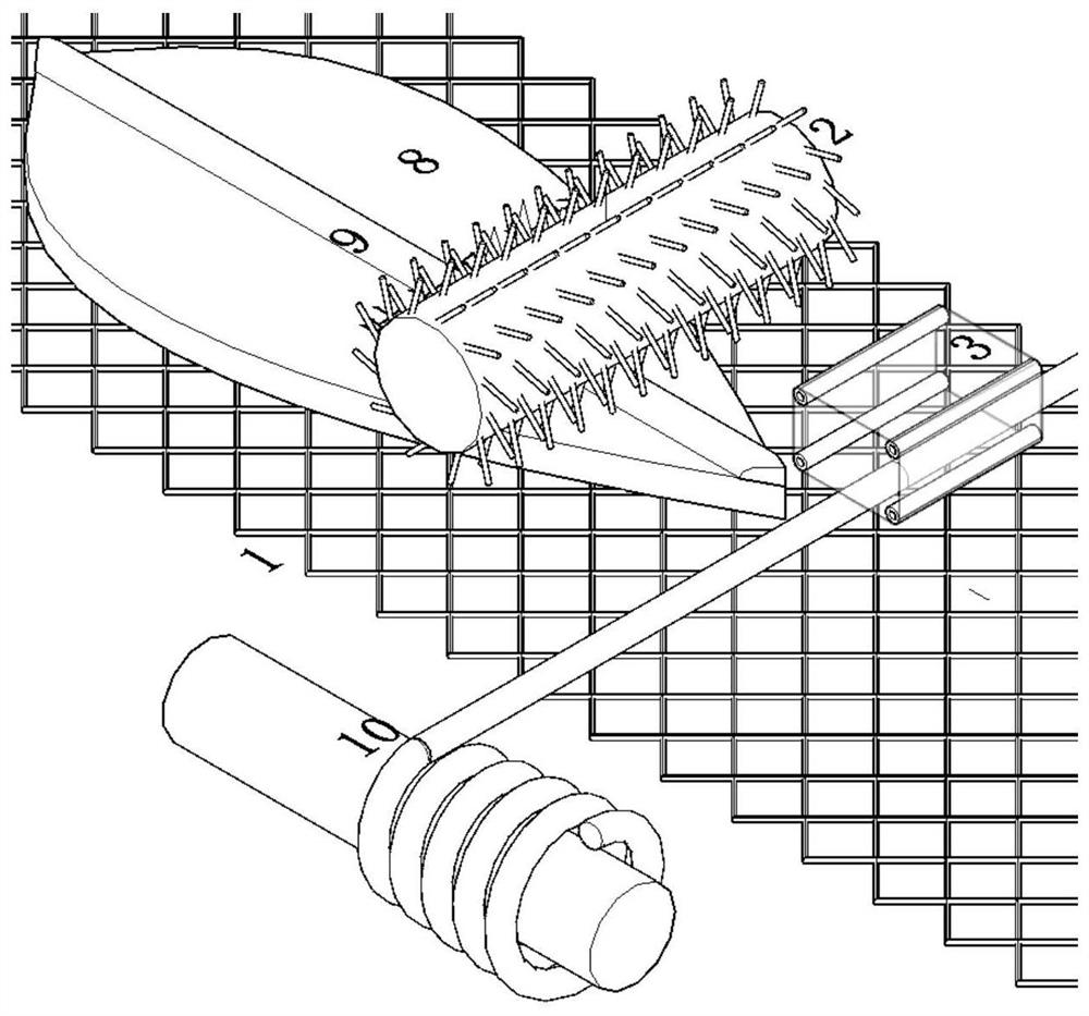 A core-spun fireweed yarn and its preparation method and preparation device