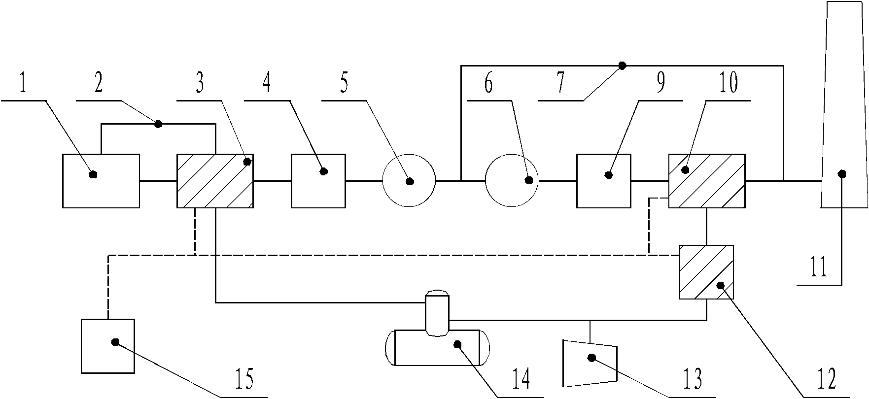 Composite phase-transition heat exchanging device for warming clean gas fume and recovering exhaust heat after wet desulphurization