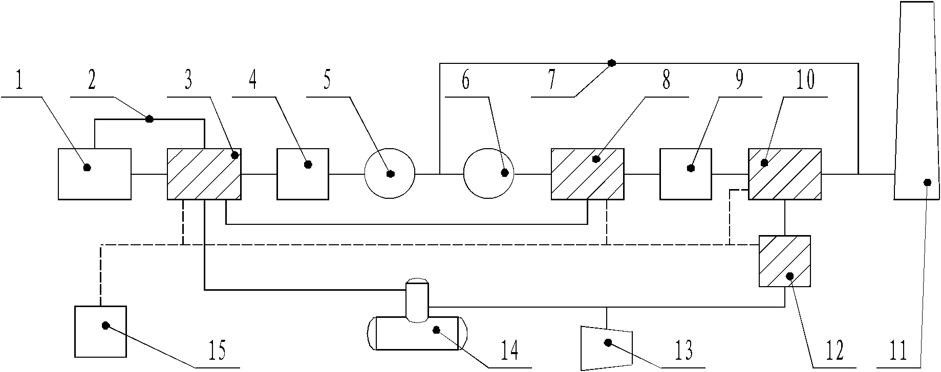 Composite phase-transition heat exchanging device for warming clean gas fume and recovering exhaust heat after wet desulphurization